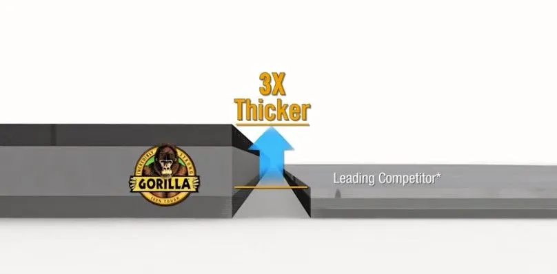 GORILLA TAPE SILVER 1.88